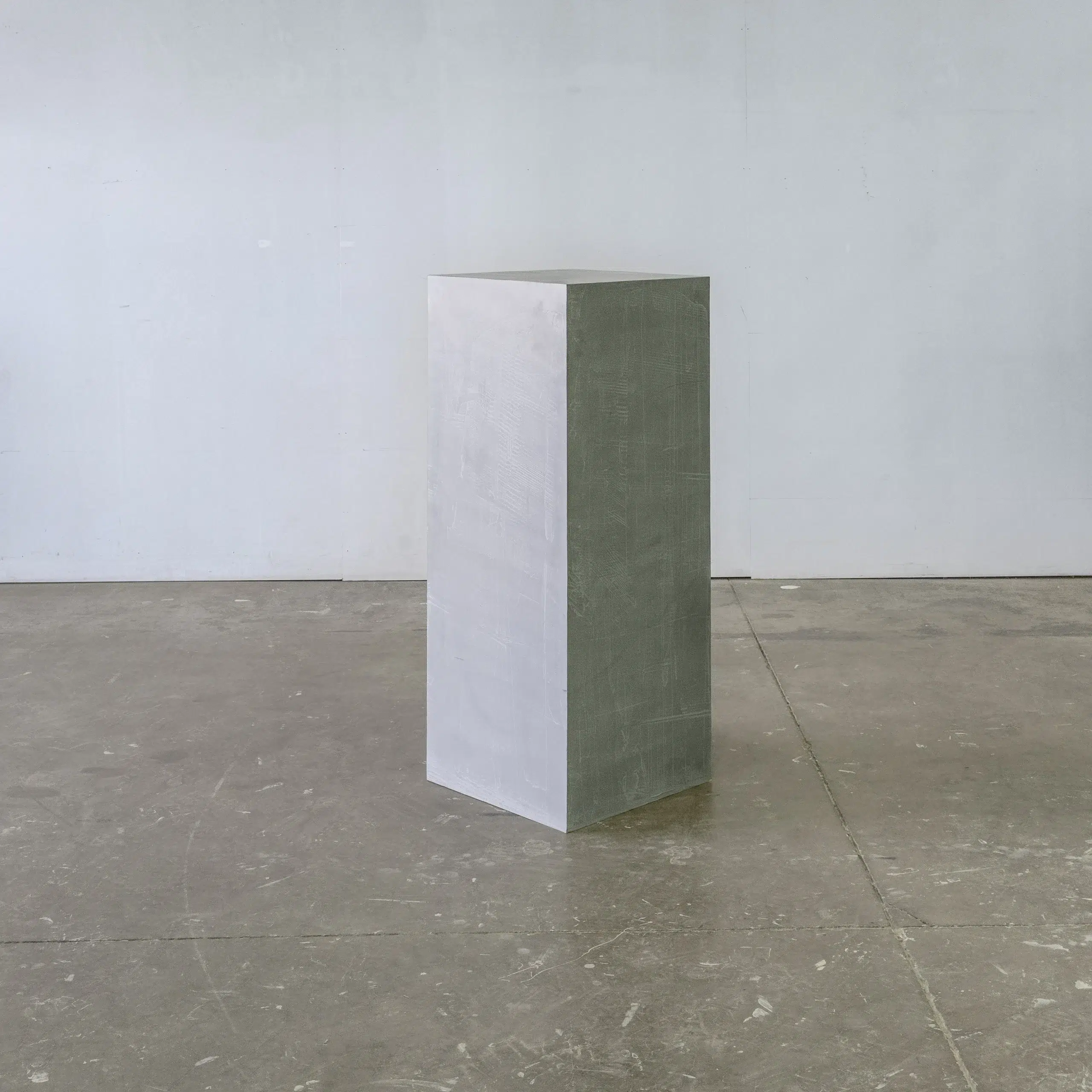 Concrete Look Painted Plinth / Box 2 Concrete Look Painted Plinth