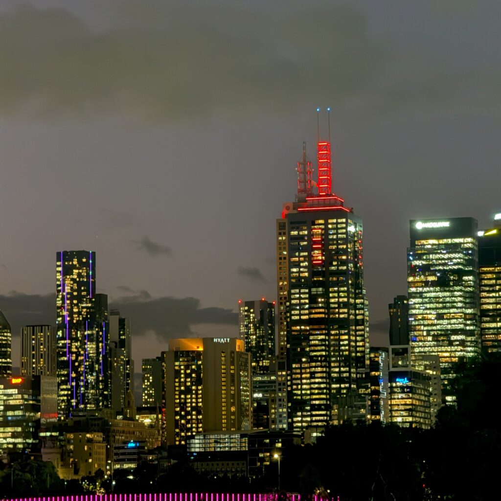 melbourne city skyline