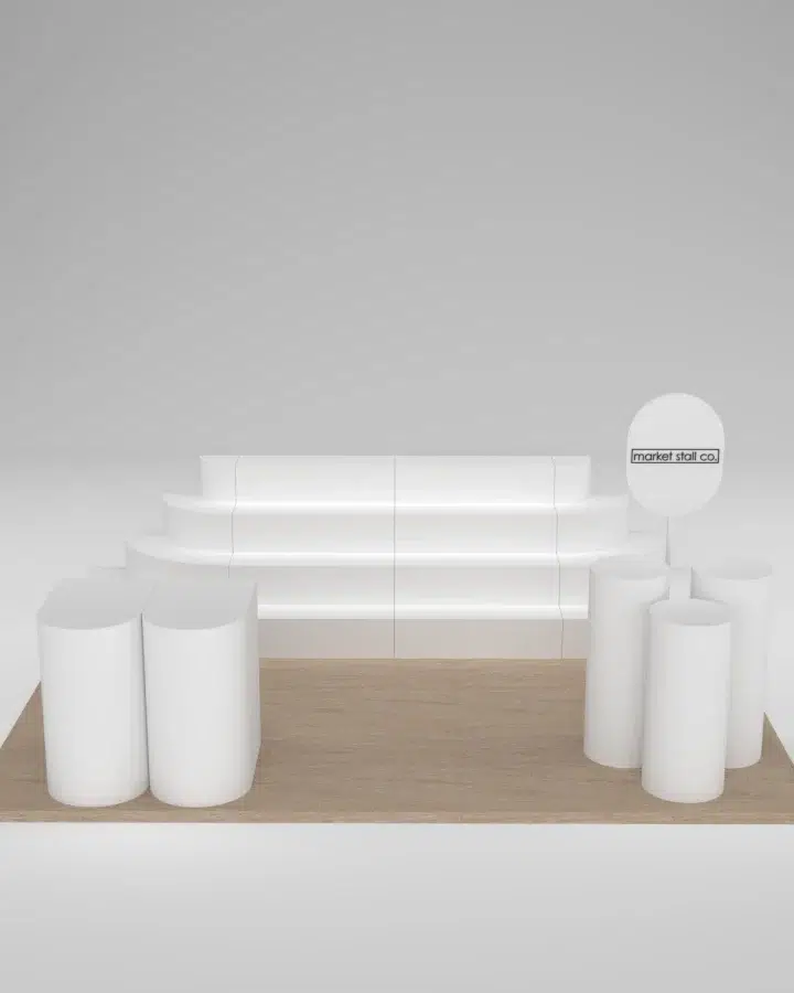 Tiered Display Kiosk