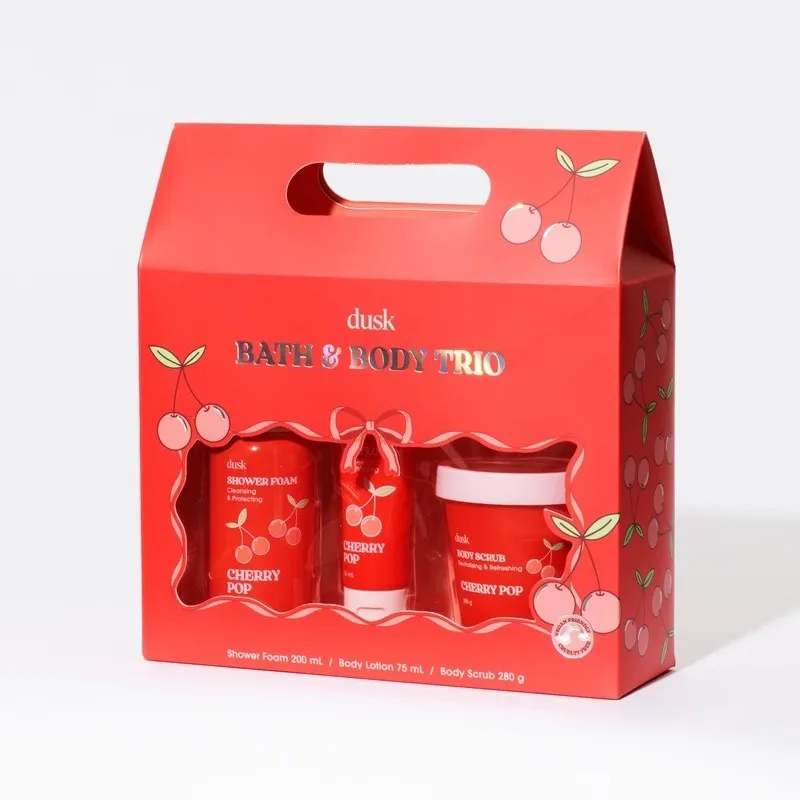 Dusk Cherry Pop Bath Body Trio Gift Set