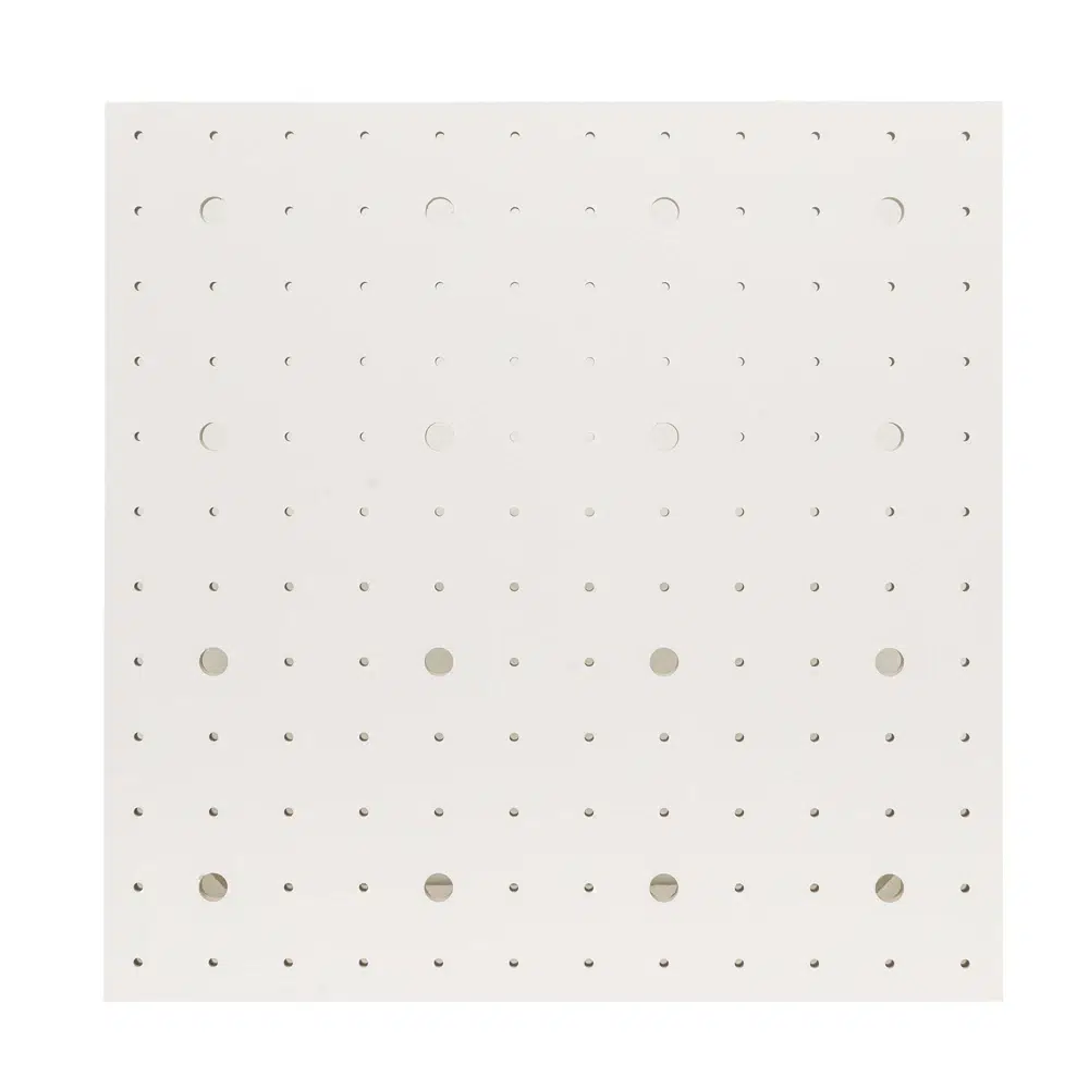 6mm and 19mm Combo White Pegboard Panels 1 6mm and 19mm Combo White Pegboard Panels