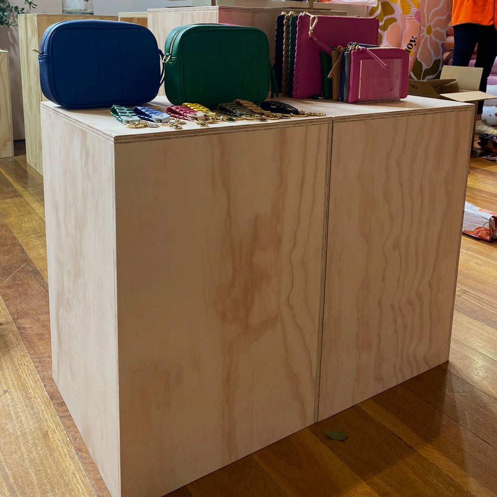 Plywood Box Plinths By Market Stall Co