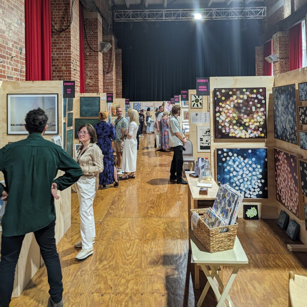 ply walling system used for the inner west art fair