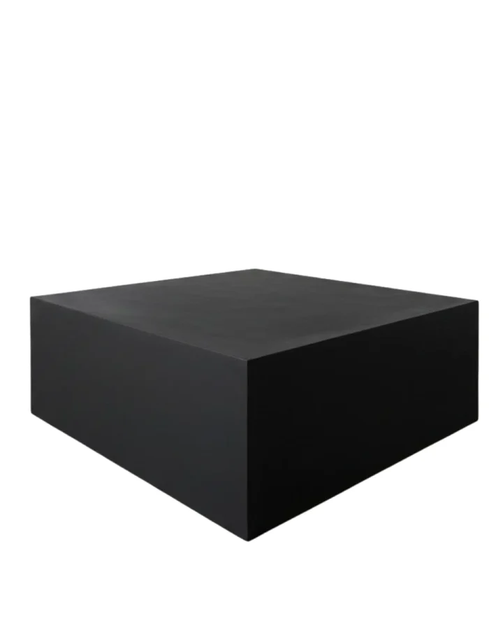 Black Painted Platform Plinth