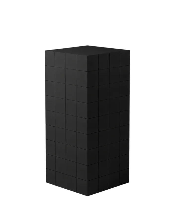 Black Tiled Look Etched Plinth
