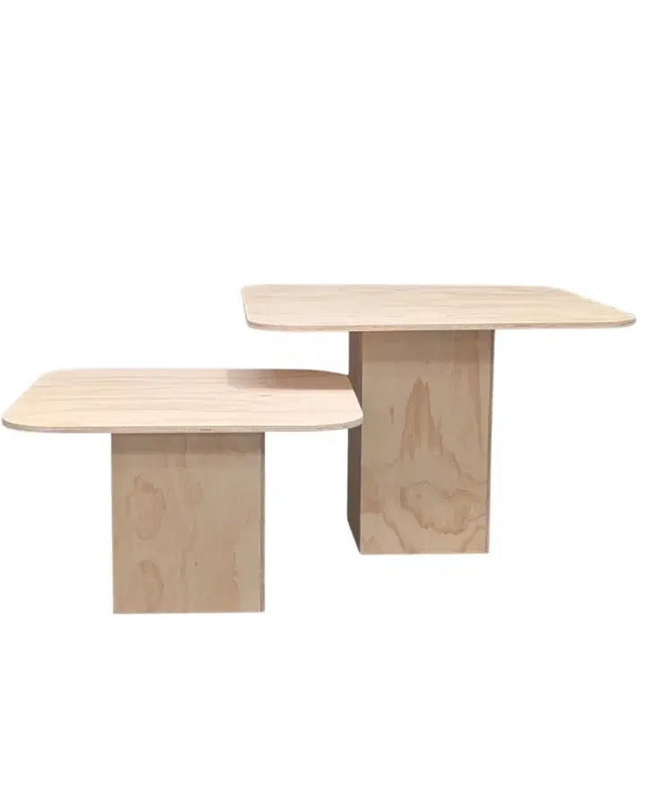 square retail display table cutout