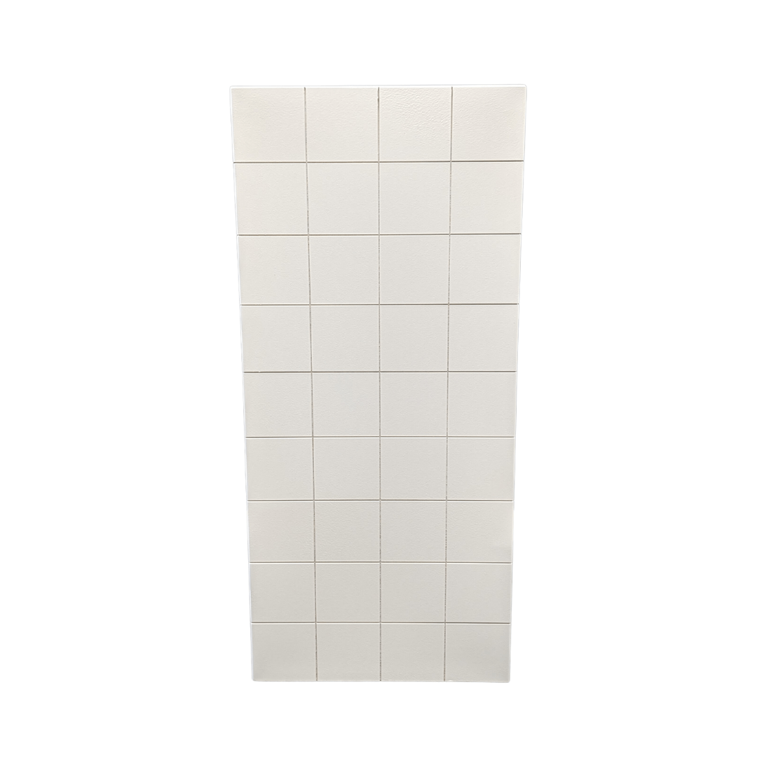 tile etched plinth