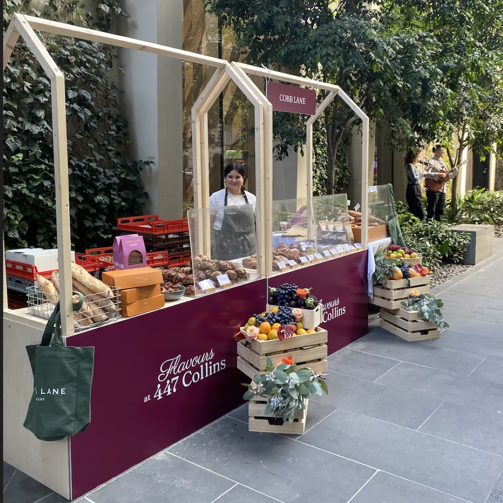 collins street pop-up market