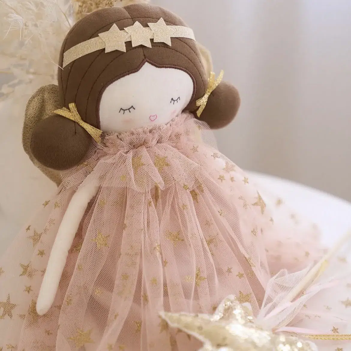 alimrose Fleur Fairy 40cm Blush Gold