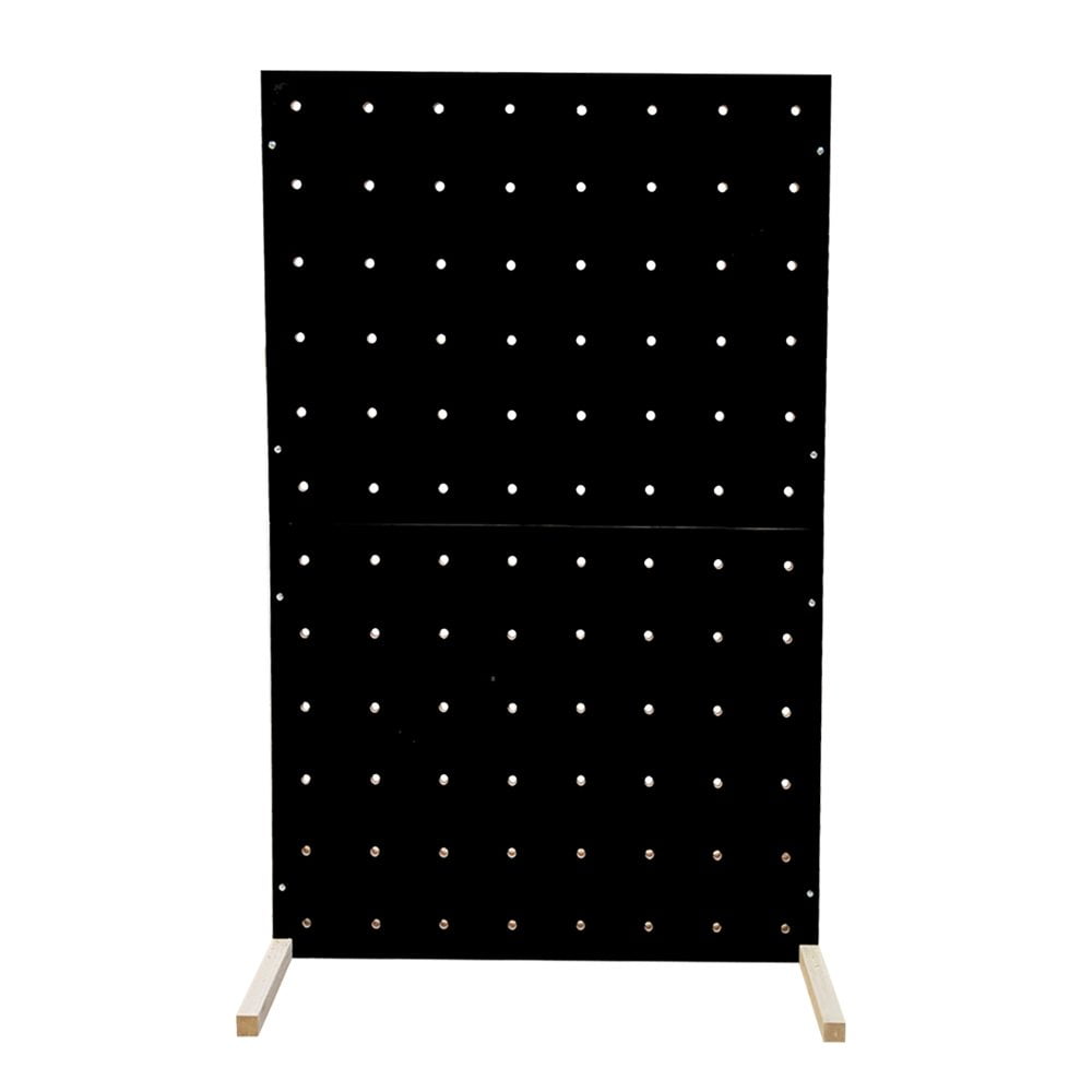 black pegboard colour freestanding peg boards