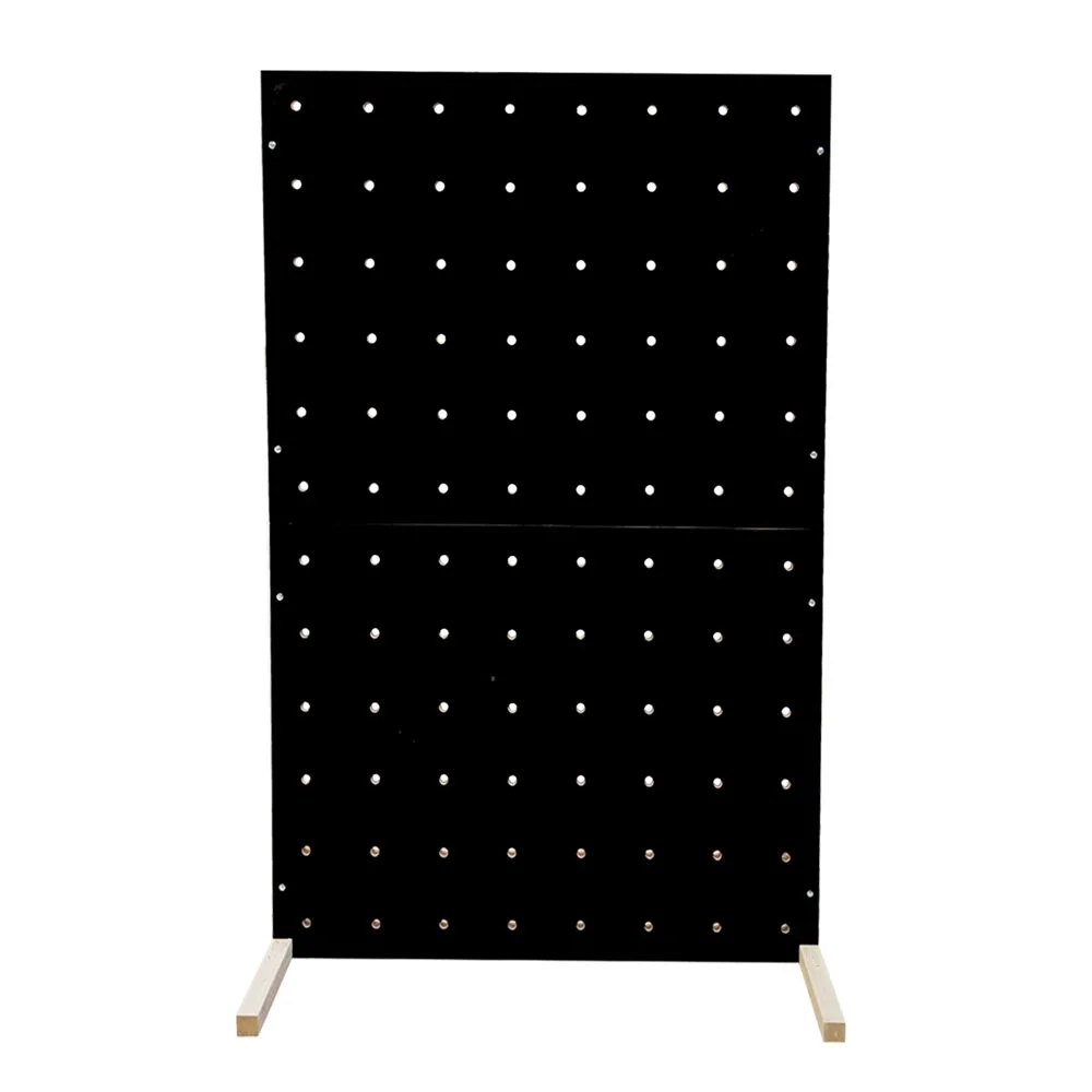black pegboard colour freestanding peg boards