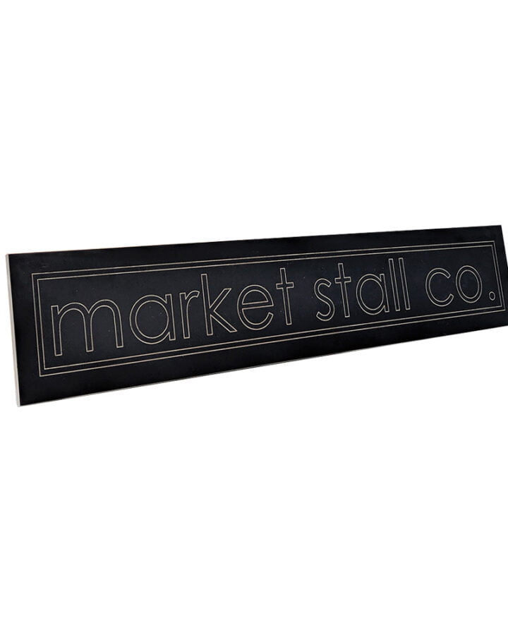 market stall co plywood rectangle sign