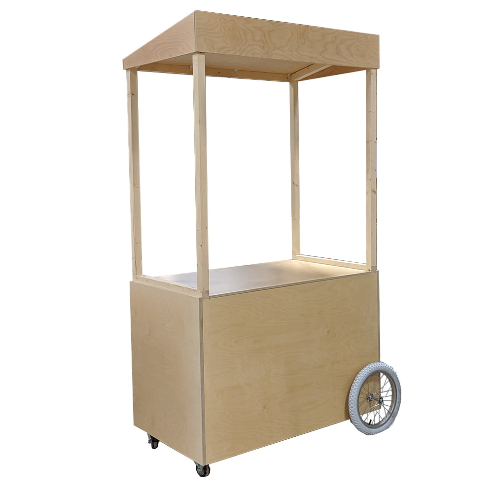 CLEAR COATED ROOFED PLYWOOD CART