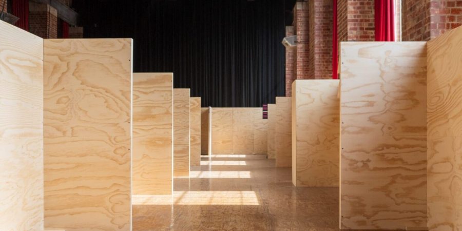 ply expo walling system used for the inner west art fair