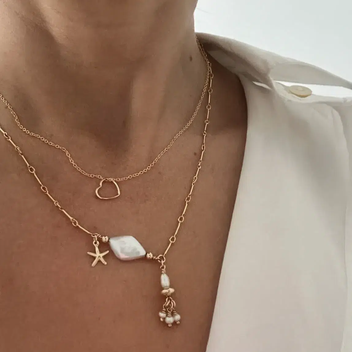 elvis et moi The Arielle Freshwater Necklace
