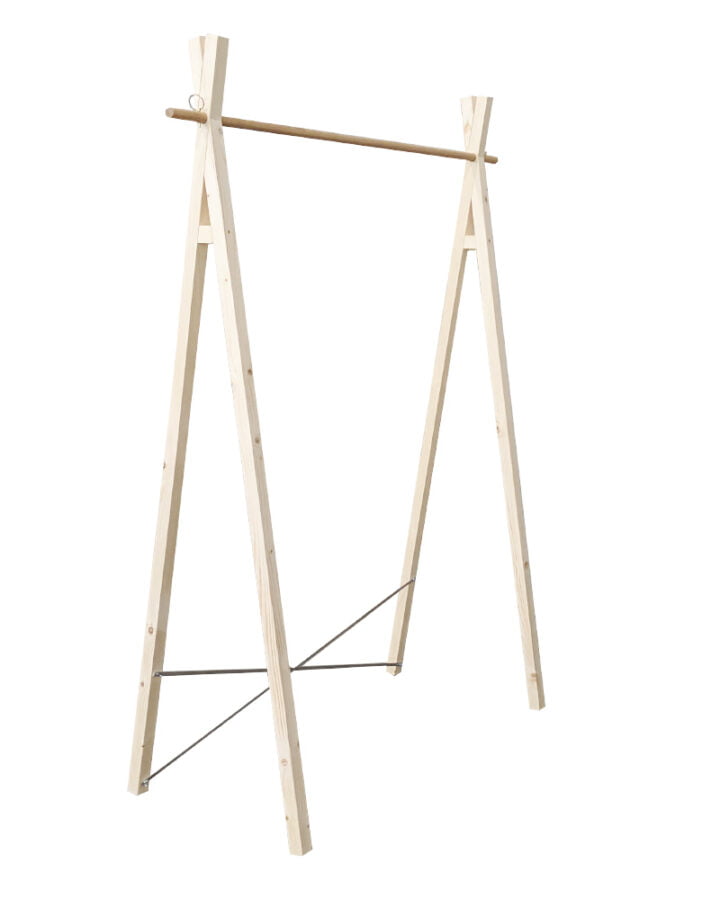 hanging clothing a-frame