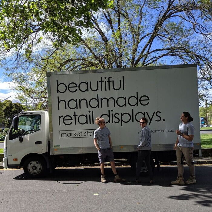 beautiful handmade retail deisplay
