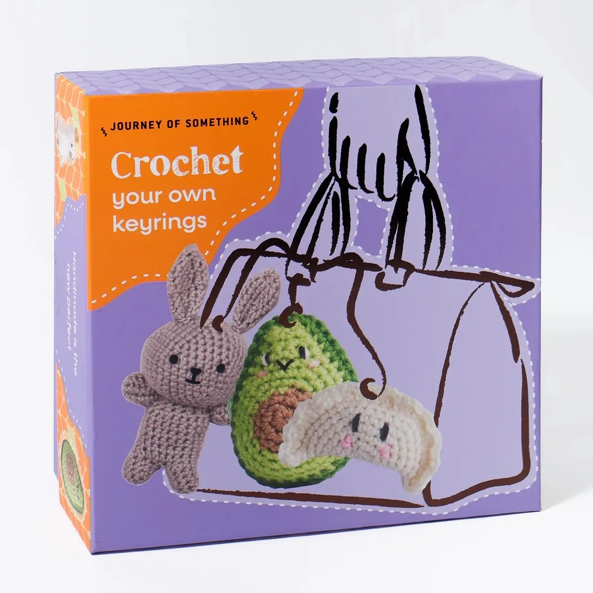 journey of something Crochet Your Own Keyring Keychain Kit
