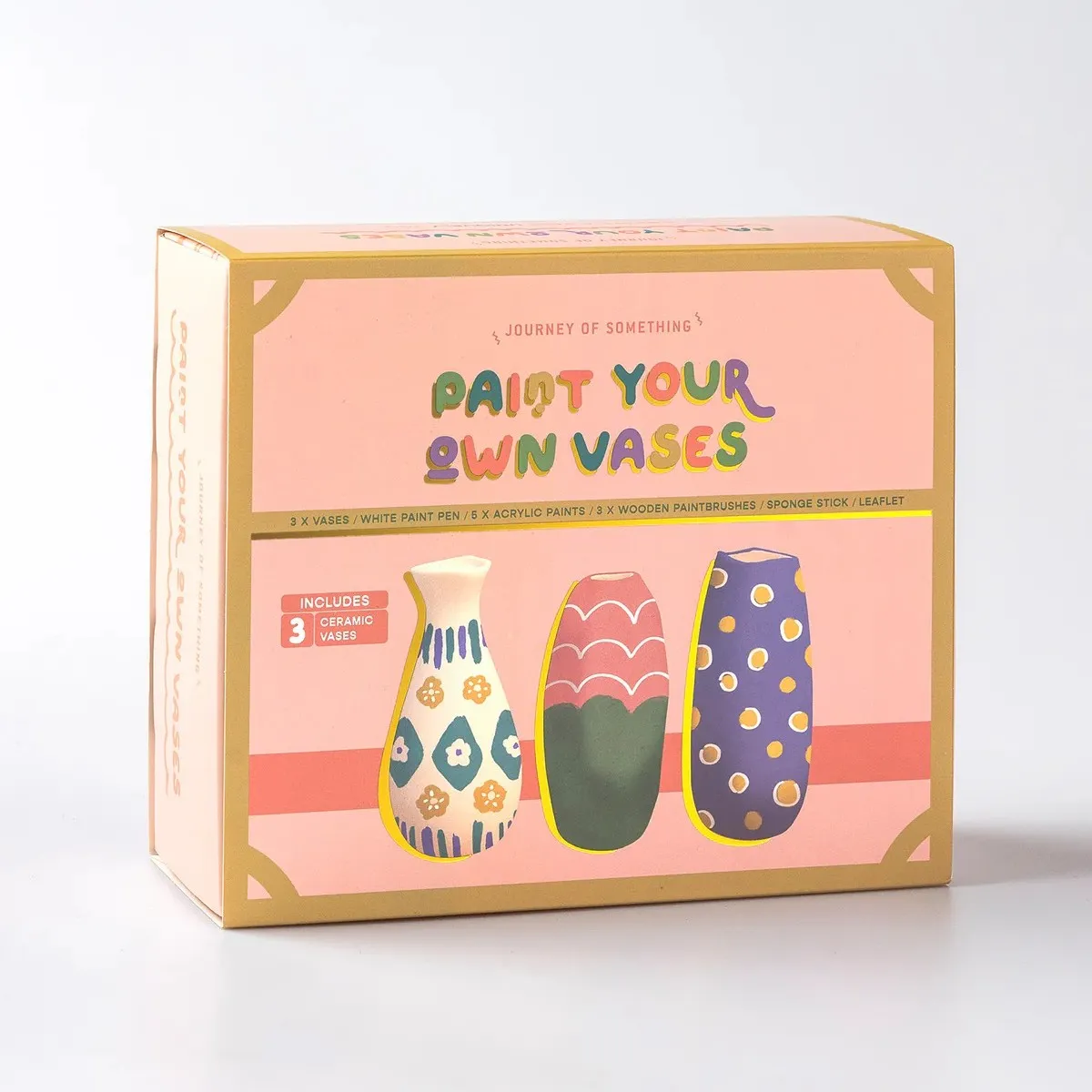 journey of something craft kids paint your own vases 1