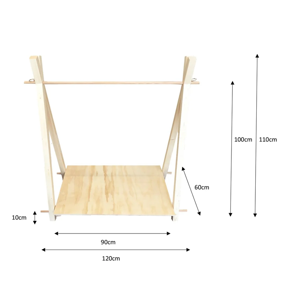 market stall co kids a-frame dimensions