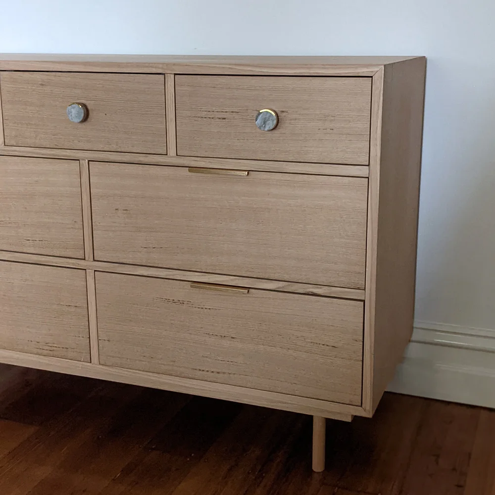 hardwood chest of drawers by market stall co