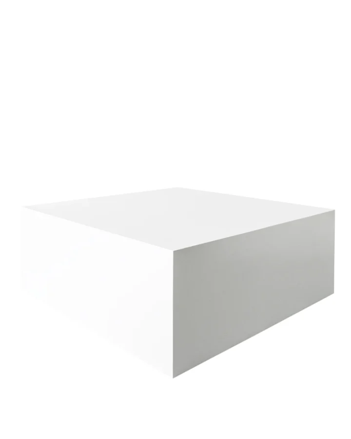 White Painted Platform Plinth