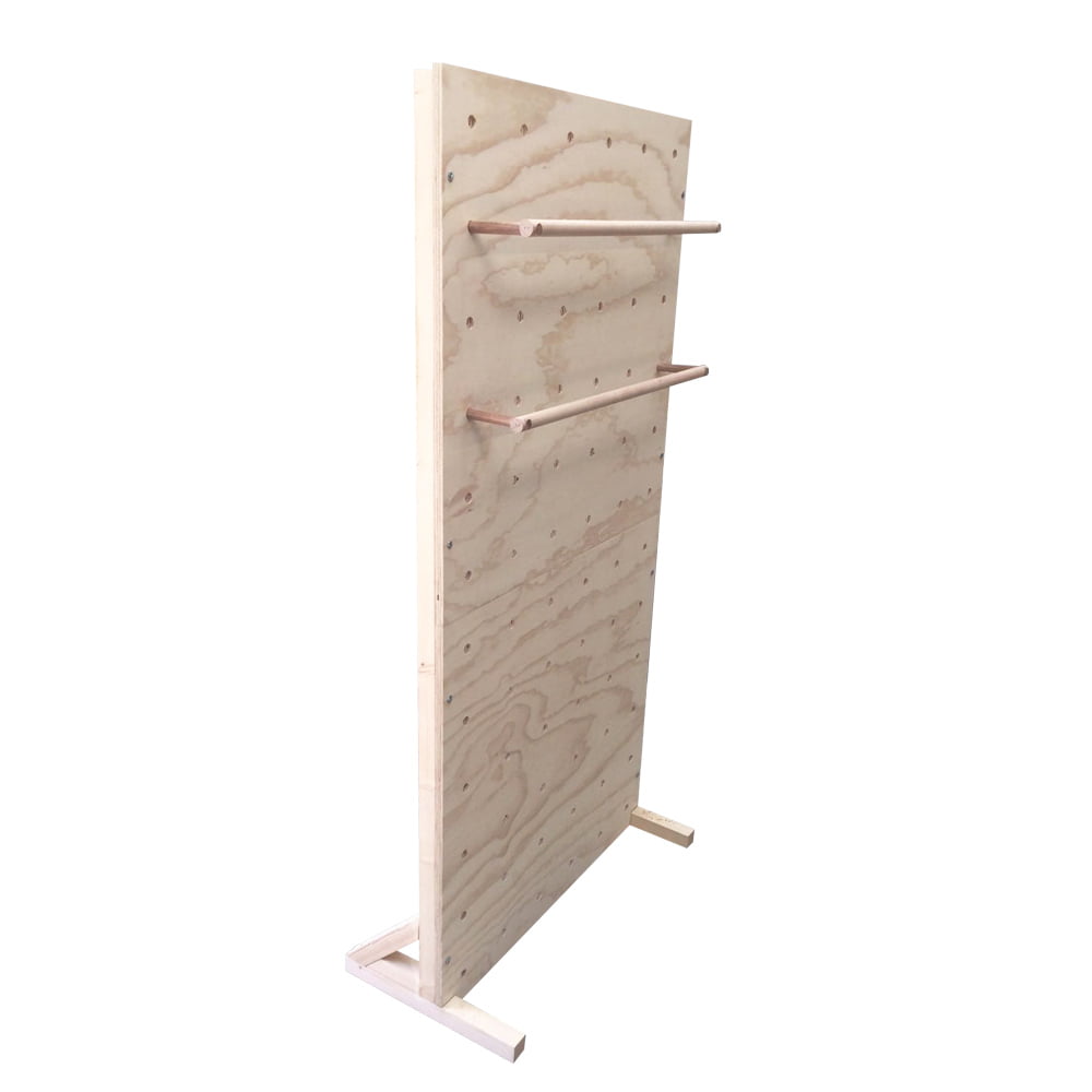 freestanding pegboard with pegboard rungs market stall co