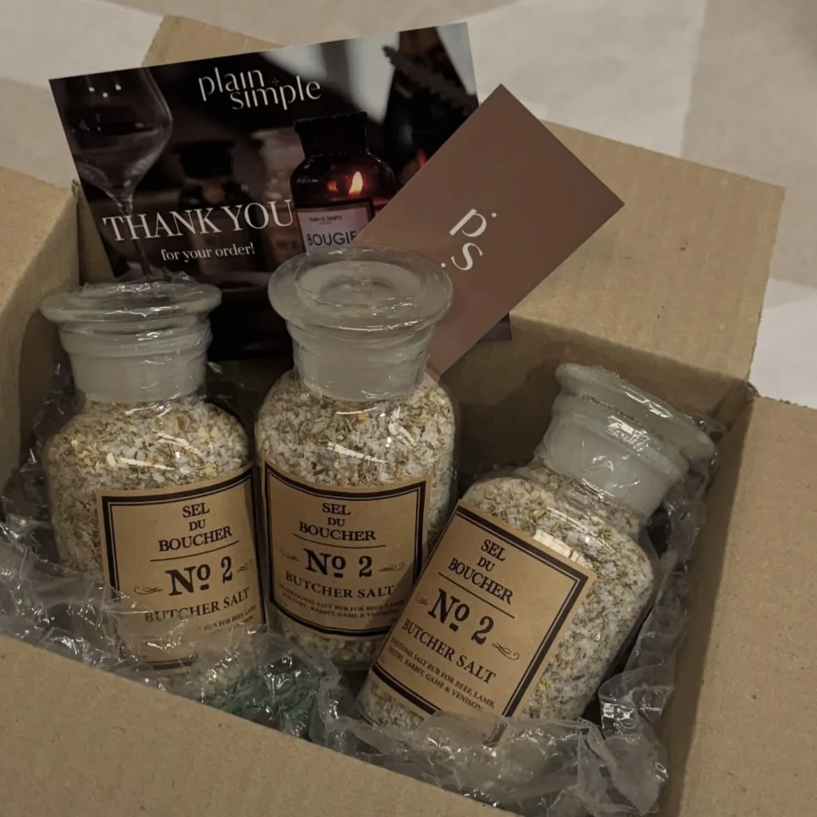 plain and simple Gourmet Food Salts Gift