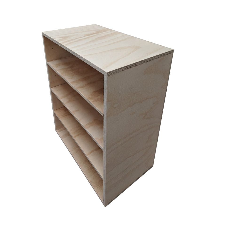 plywood box shelves