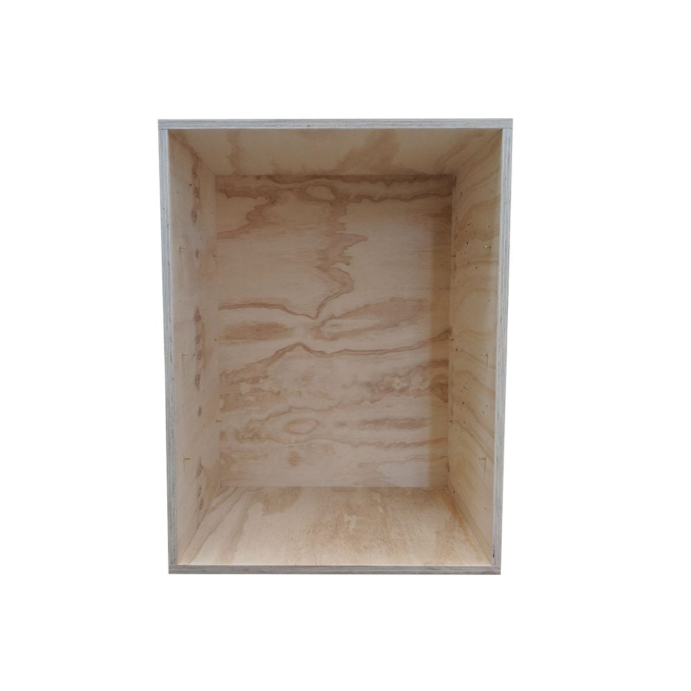 plywood box shelving unit
