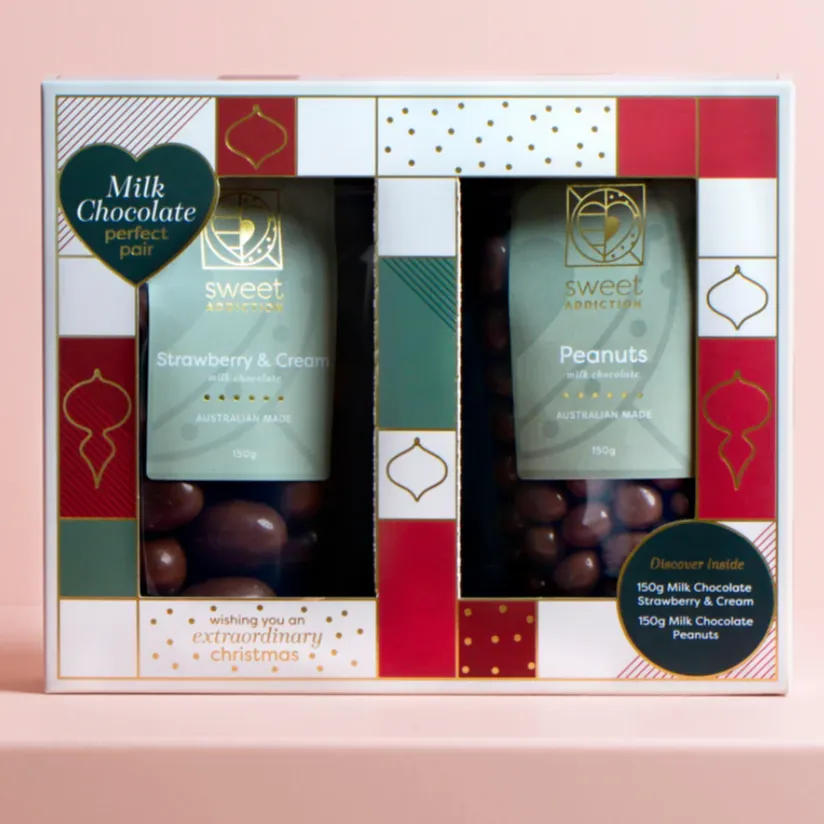 sweet addiction Christmas Milk Chocolate Perfect Pair