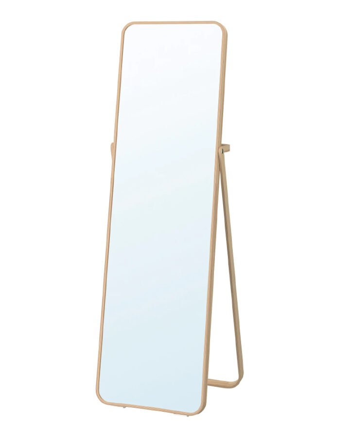 timber freestanding mirror