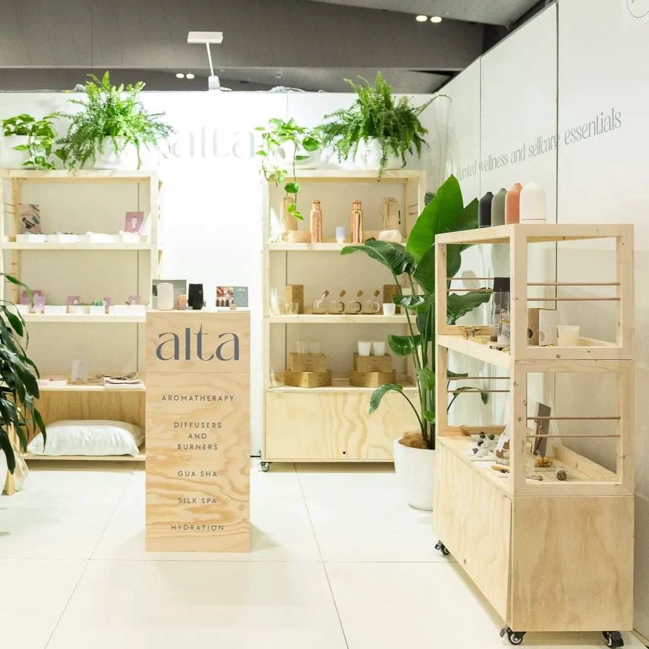 tradeshow trend - altasphere biophilic design at reed gift fair