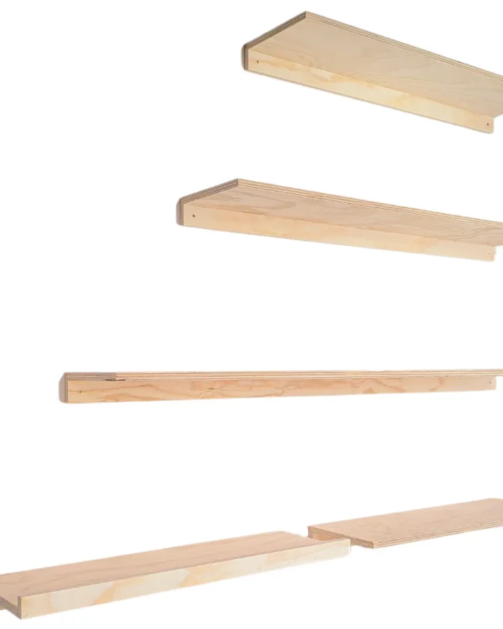 wall mounted shelves cutout