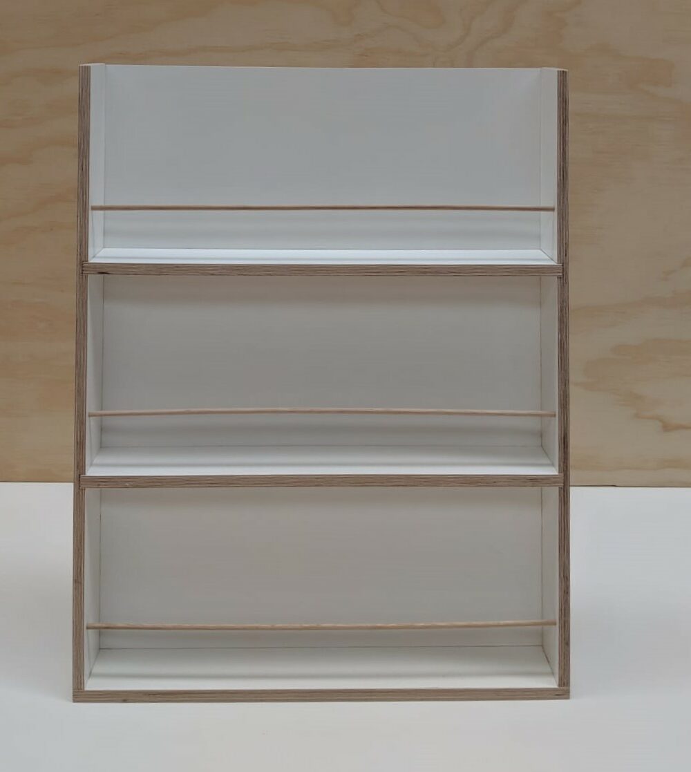 White Card Stand Display