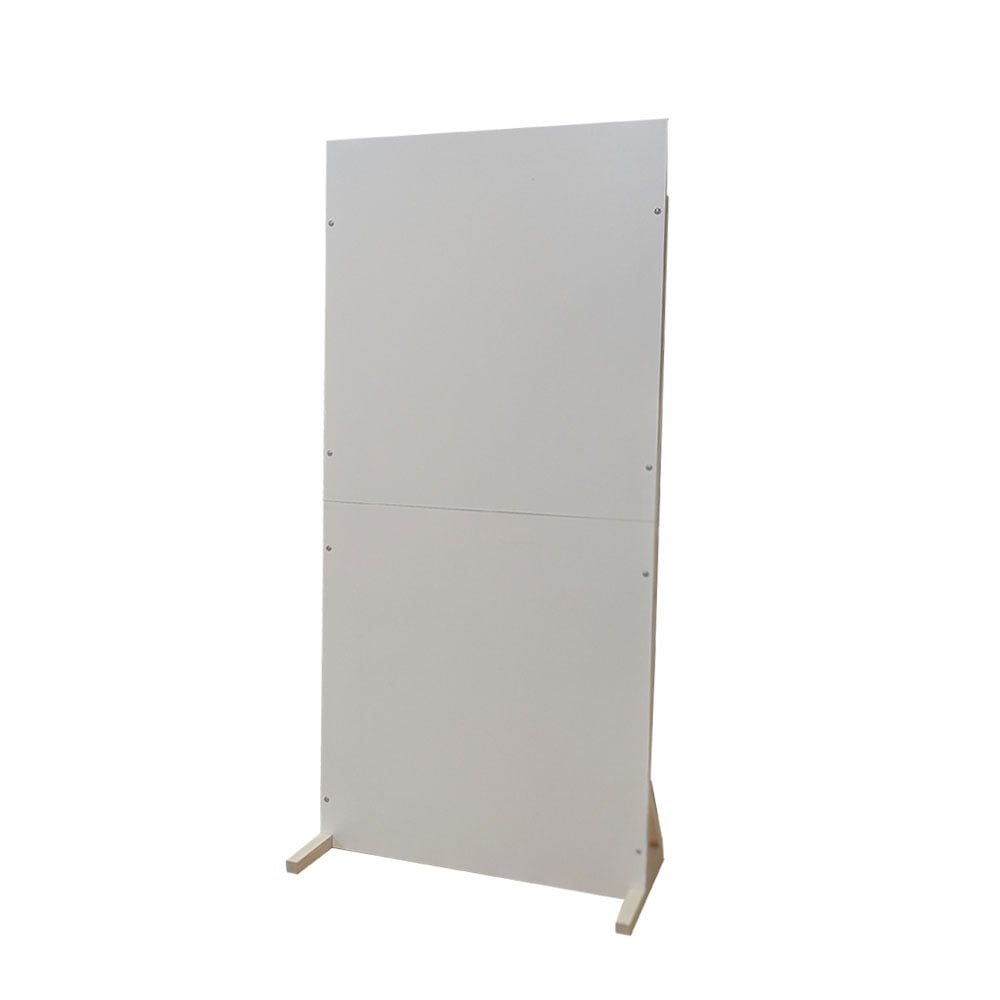 White Plywood Freestanding Wall